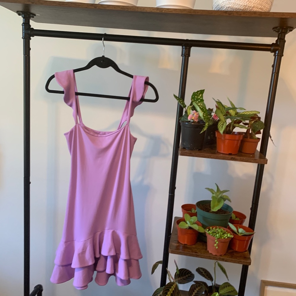 Susan Monaco ruffle strap dress